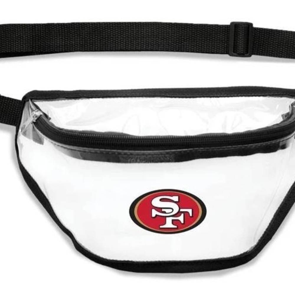 San Francisco 49ers Clear Waist Bag